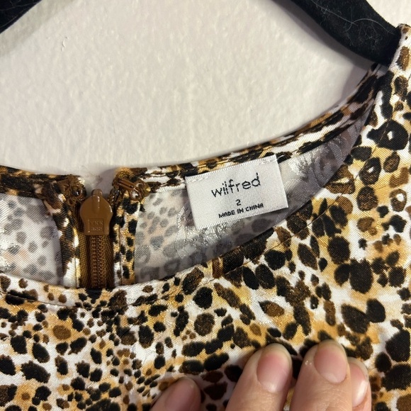 Wilfred Artizia Giselle Bison Leopard Dress - Picture 4 of 7